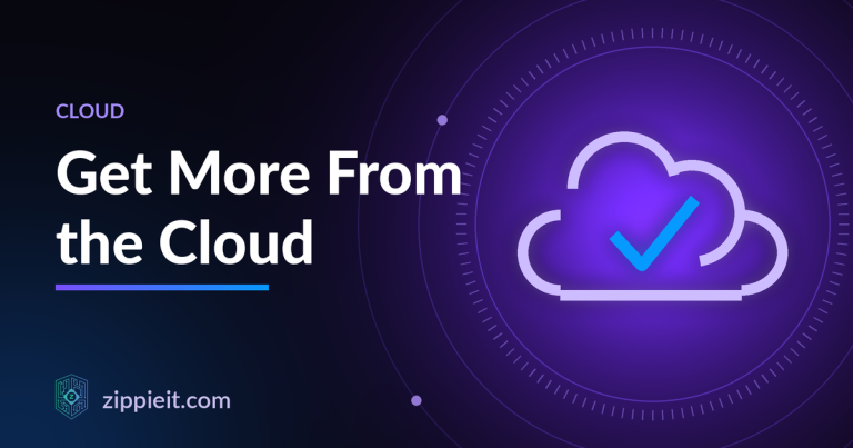 Cloud solutions: Illustration of a cloud for small business cloud services