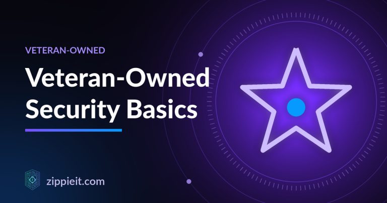 Veteran-owned small businesses: Illustration of a star: Veteran-Owned Security Basics