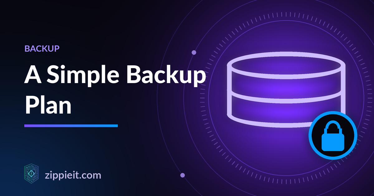 Illustration of a database: A Simple Backup Plan